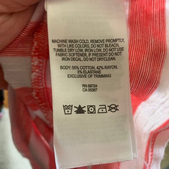 Columbia Sportswear Cotton/Rayon Striped Tee - Picture 7 of 7